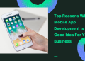 Top Reasons Why Mobile App Development Is a Good Idea For Your Business