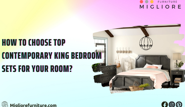 contemporary king bedroom sets