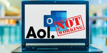 AOL outlook not working