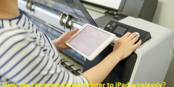 How can I connect Canon Printer to iPad wirelessly?