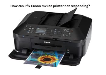How can I fix Canon mx922 printer not responding