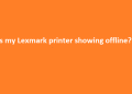 my Lexmark printer is showing offline