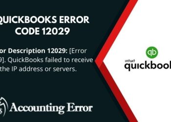 QuickBooks Update Error 12029