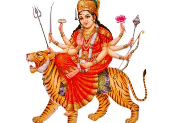 maa durga idol for dashboard