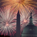 Fourth July Fireworks in Washington DC