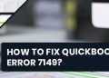 QuickBooks Error 7149