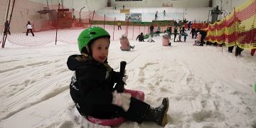 dry snowboard slope