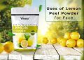 uses of lemon peel powder for face
